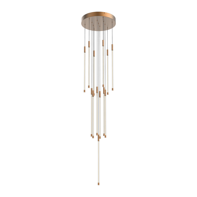 Kuzco Lighting MP75121-BG-UNV-010 LED Pendant, Brushed Gold