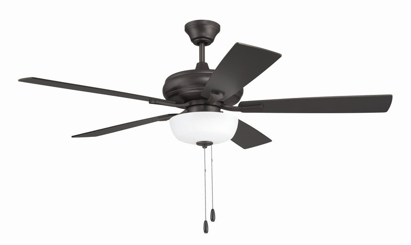 Craftmade ECF211CBZ5-CBZWLN 52" Ceiling Fan, Classic Bronze