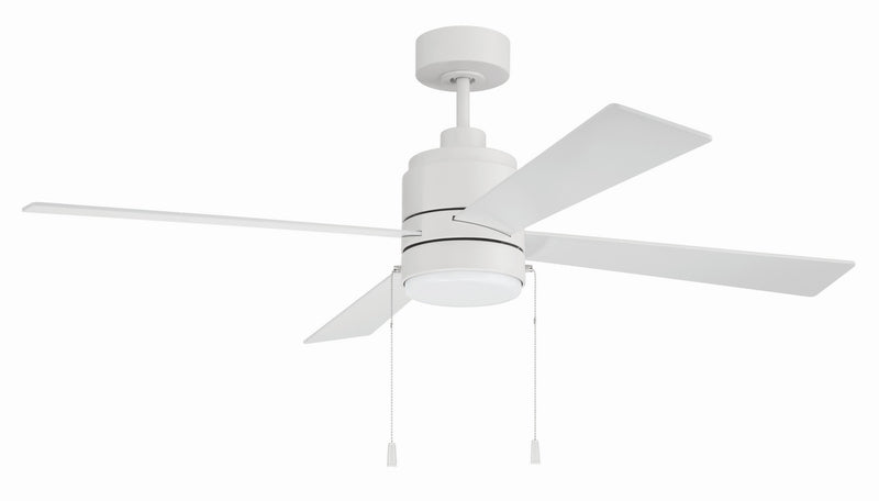 Craftmade EMCY52W4-PC 52" Ceiling Fan, White