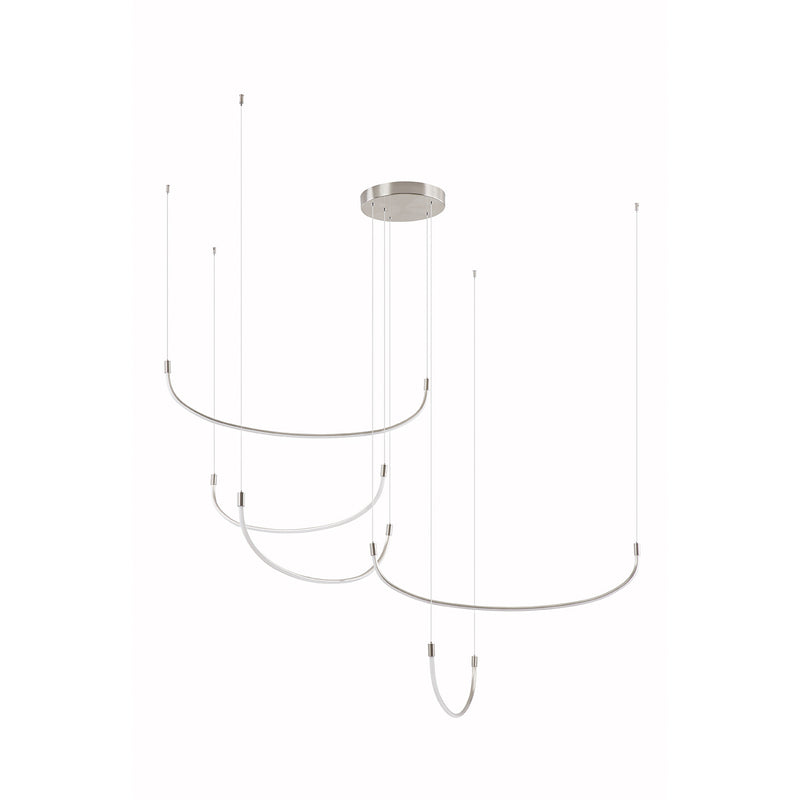 Kuzco Lighting MP89570-BN-UNV LED Pendant, Brushed Nickel