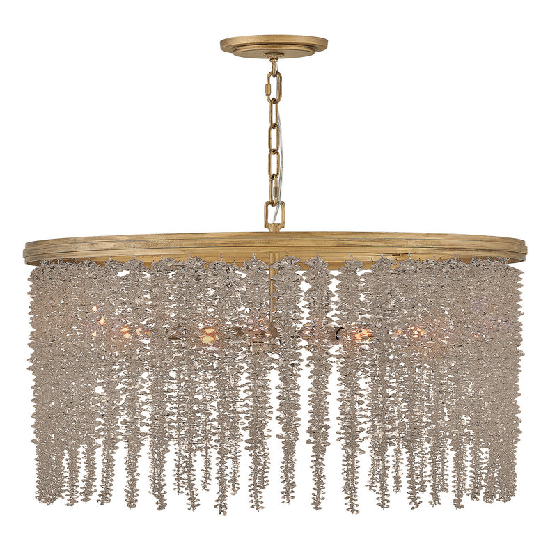 Fredrick Ramond FR41494BNG-LA LED Chandelier, Burnished Gold