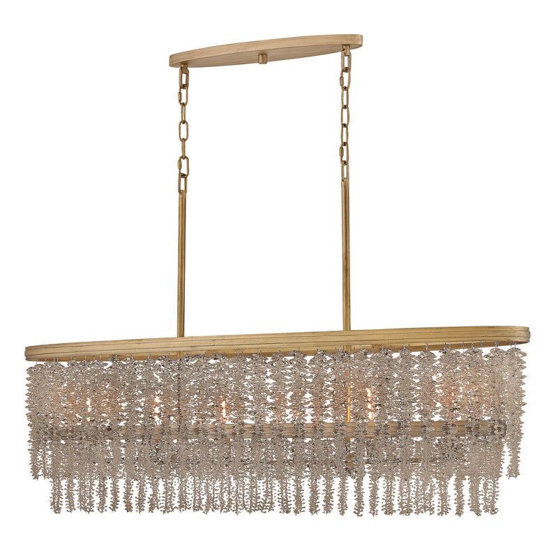 Fredrick Ramond FR41496BNG-LA LED Linear Pendant, Burnished Gold