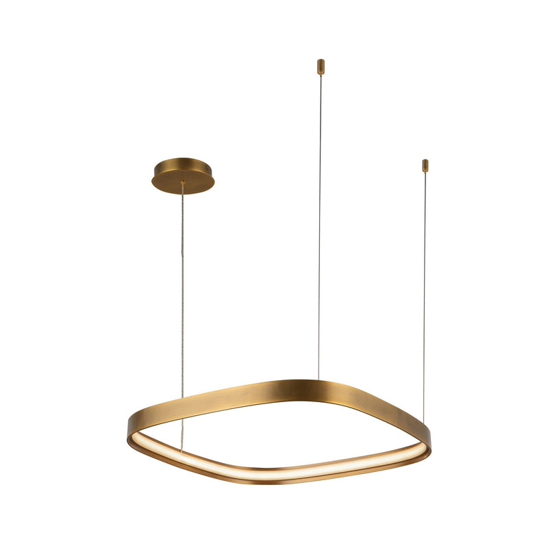 Kuzco Lighting PD78019-VB-UNV LED Pendant, Vintage Brass