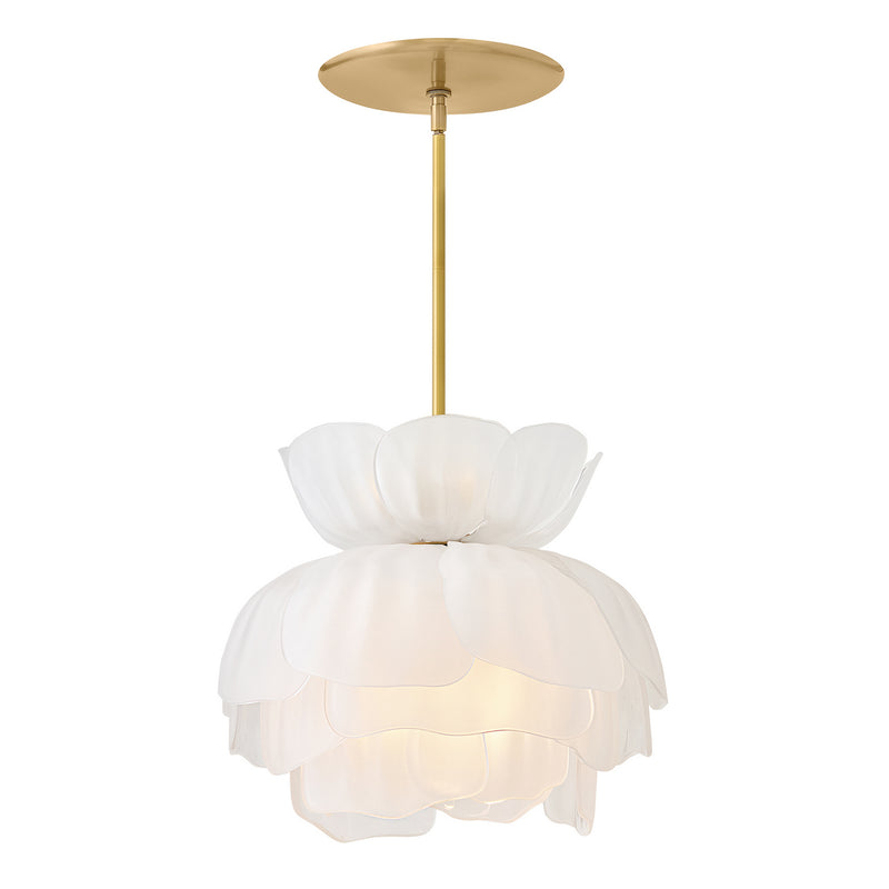 Fredrick Ramond FR46895UB LED Chandelier, Unlacquered Brass