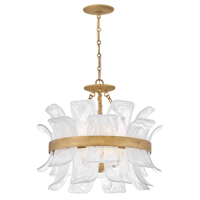 Fredrick Ramond FR46911BNG LED Chandelier, Burnished Gold