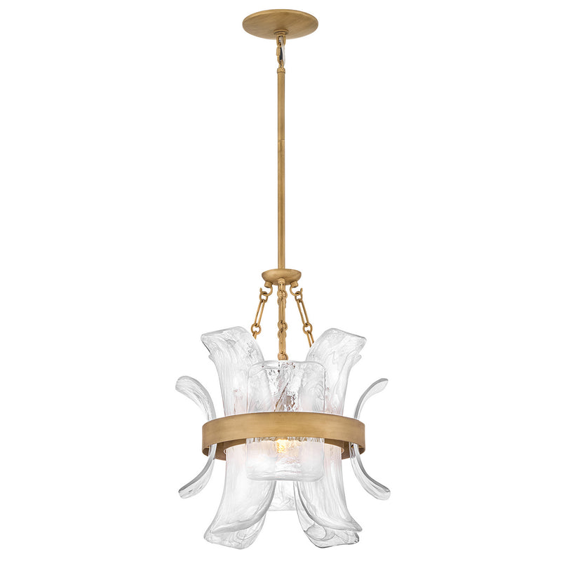 Fredrick Ramond FR46917BNG LED Pendant, Burnished Gold