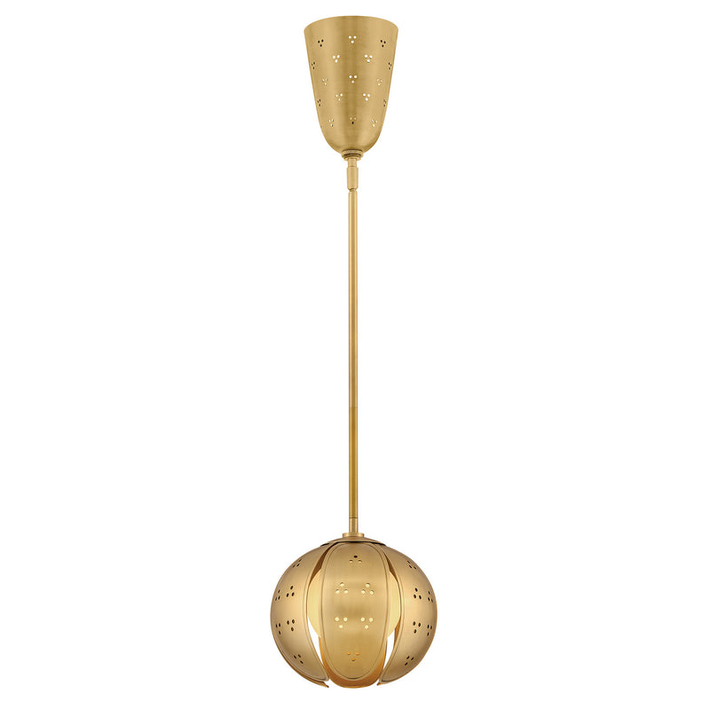 Fredrick Ramond FR46967UB-LL LED Pendant, Unlacquered Brass