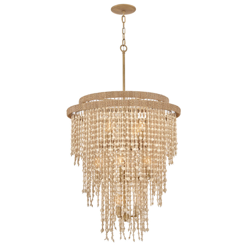 Fredrick Ramond FR47004BNG LED Chandelier, Burnished Gold