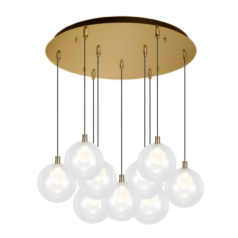 Kuzco Lighting MP3106BG-09 LED Pendant, Brushed Gold