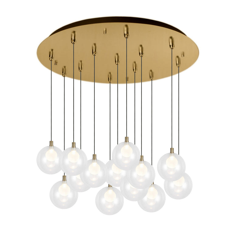 Kuzco Lighting MP3106BG-13 LED Pendant, Brushed Gold