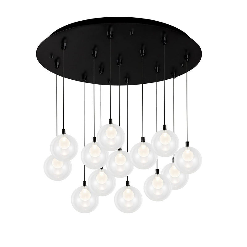 Kuzco Lighting MP3106BK-13 LED Pendant, Black