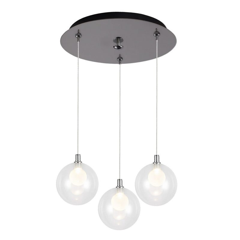Kuzco Lighting MP3106CH-03 LED Pendant, Chrome