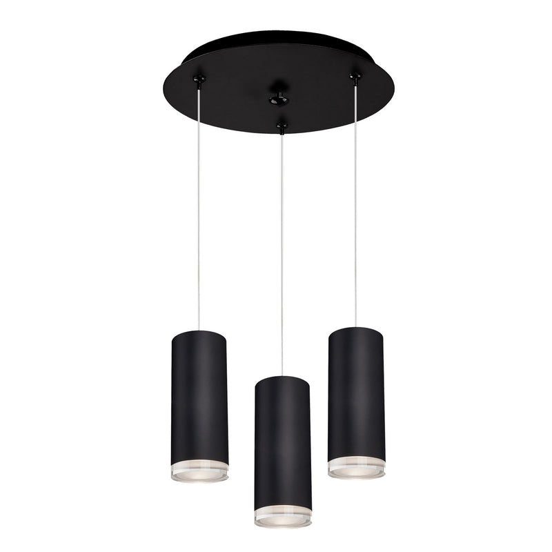 Kuzco Lighting MP401431BK-03 LED Pendant, Black