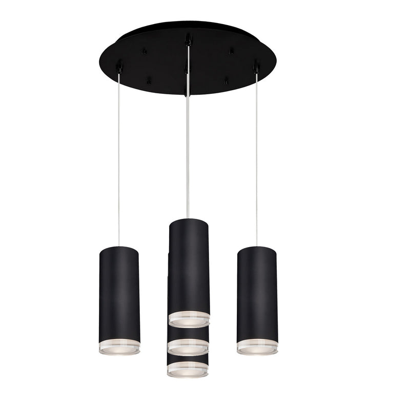 Kuzco Lighting MP401431BK-05 LED Pendant, Black