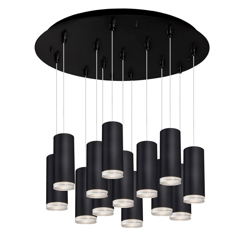 Kuzco Lighting MP401431BK-13 LED Pendant, Black