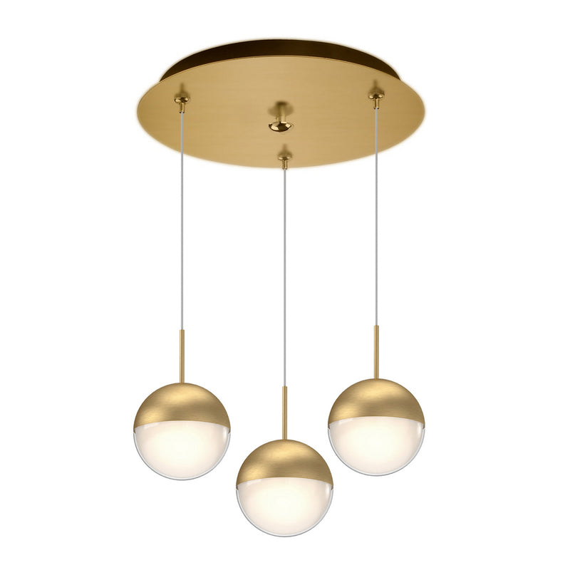 Kuzco Lighting MP402801BG-03 LED Pendant, Brushed Gold