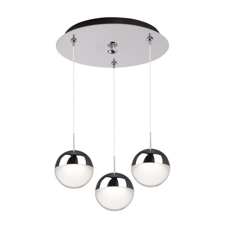 Kuzco Lighting MP402801CH-03 LED Pendant, Chrome