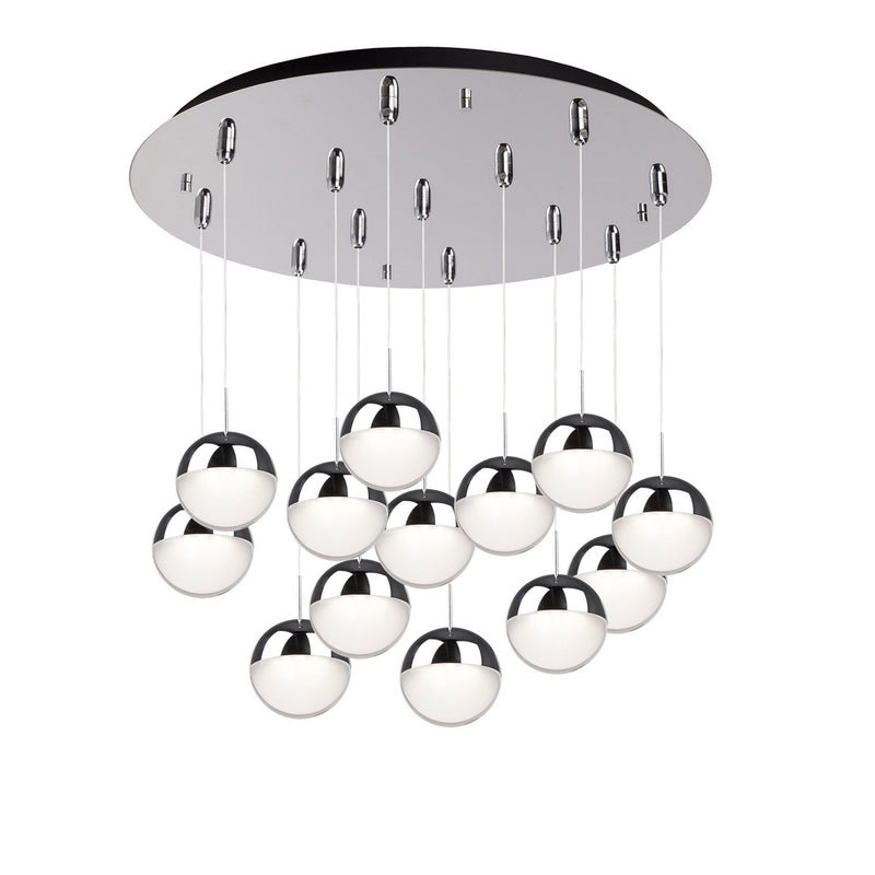 Kuzco Lighting MP402801CH-13 LED Pendant, Chrome