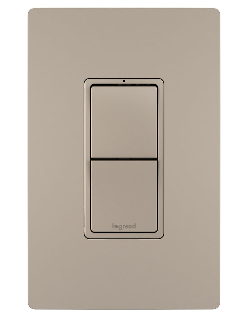 Legrand RCD33NICC6 Two Single Pole/3-Way Switches, Nickel