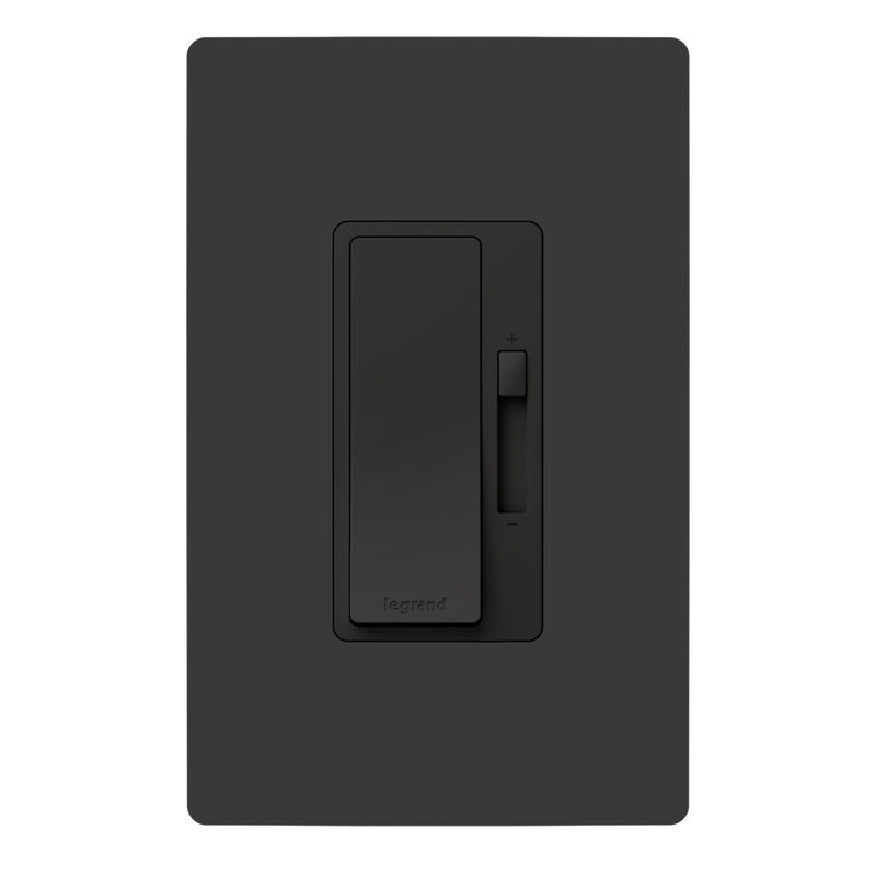 Legrand RHL153PBK LED Advanced 150W Single Pole/3-Way Dimmer, Black