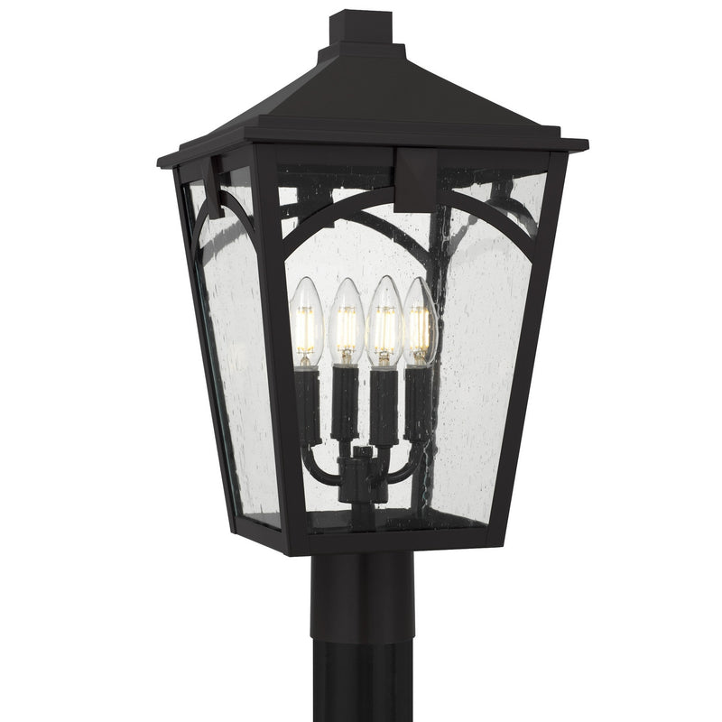 Quoizel JAX9010WT Four Light Outdoor Post Lantern, Western Bronze