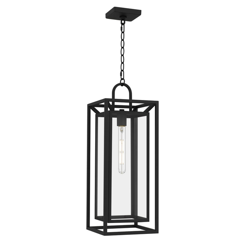 Quoizel JAY1909MBK One Light Outdoor Hanging Lantern, Matte Black