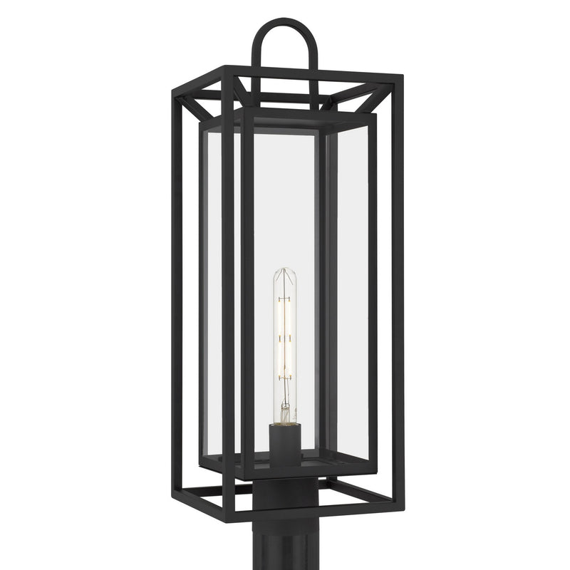 Quoizel JAY9009MBK One Light Outdoor Post Lantern, Matte Black