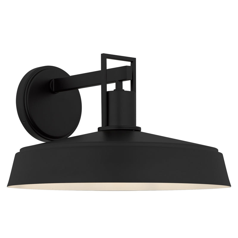Quoizel KAR8416MBK One Light Outdoor Wall Lantern, Matte Black