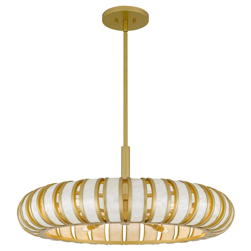 Quoizel KNIG2830SGD Six Light Pendant, Soft Gold