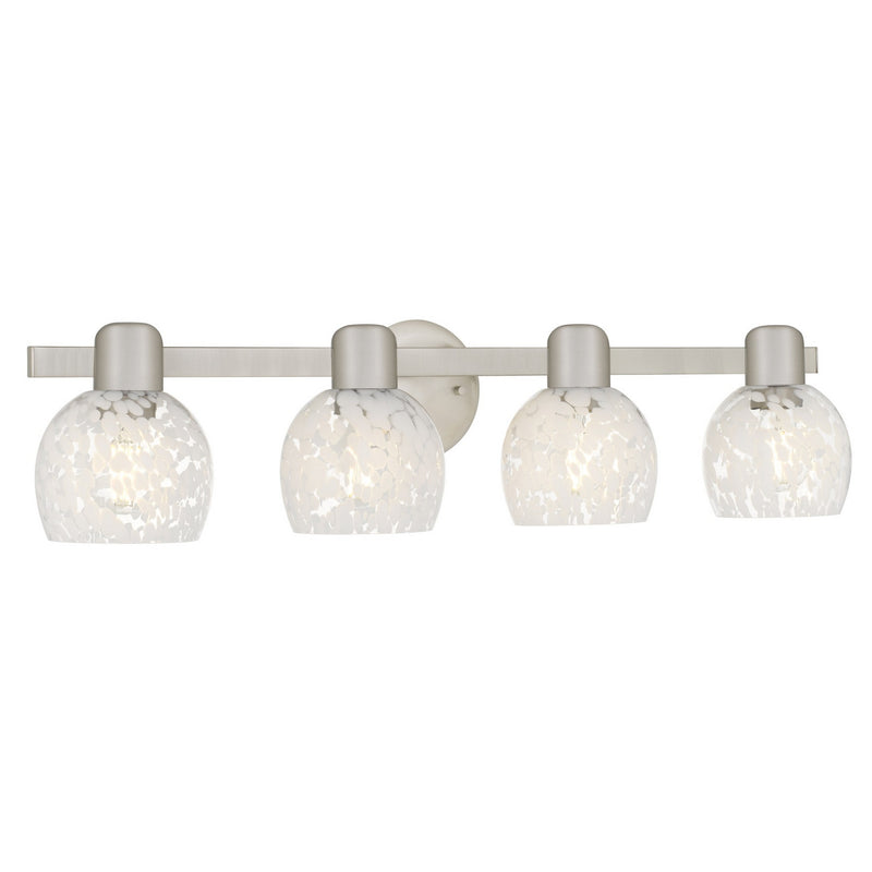 Quoizel LAY8630BN Four Light Vanity, Brushed Nickel