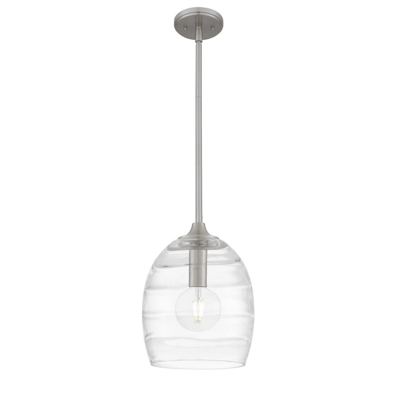 Quoizel LCY1810BN One Light Mini Pendant, Brushed Nickel