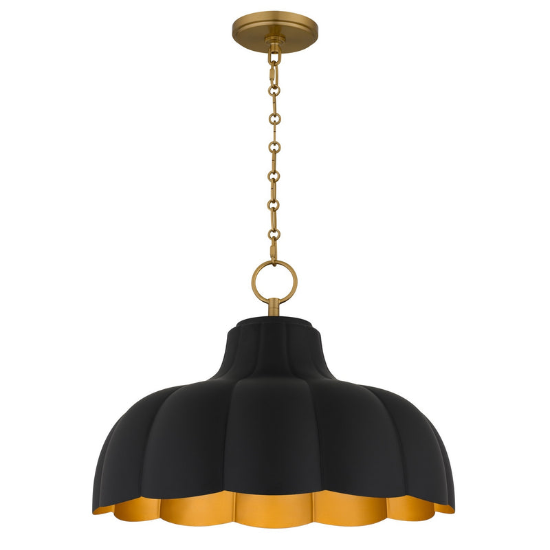 Quoizel LEA2820MBK Four Light Pendant, Matte Black