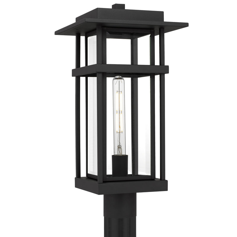 Quoizel MORG9010EK One Light Outdoor Hanging Lantern, Earth Black
