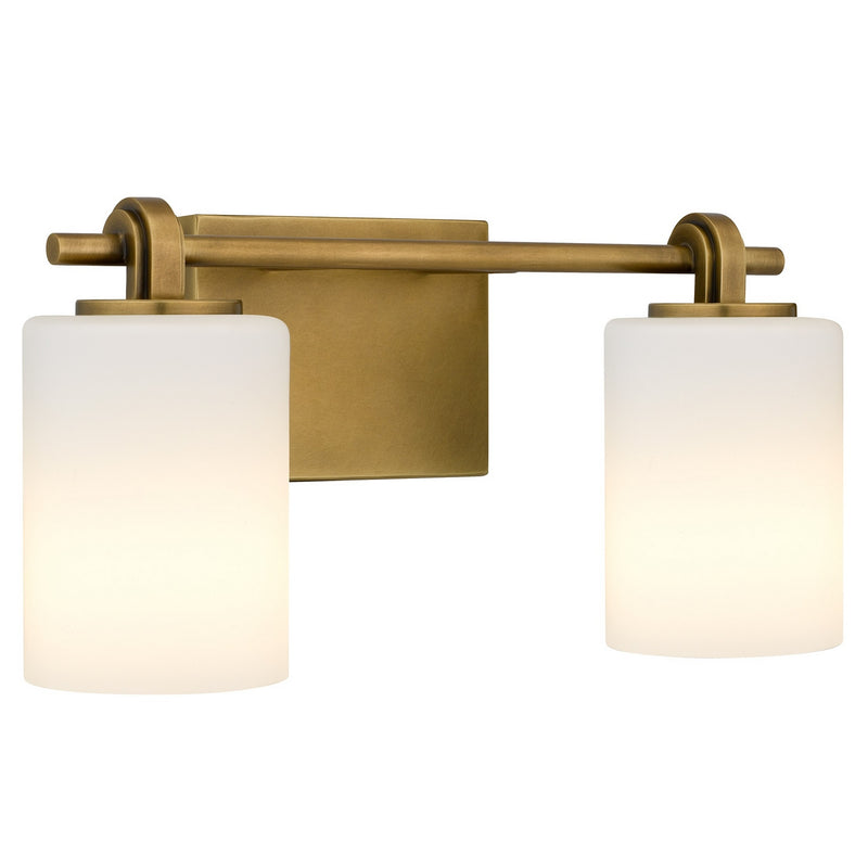 Quoizel MORR8615WS Two Light Vanity, Weathered Brass