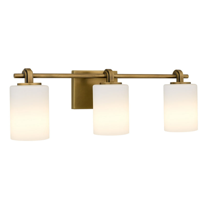 Quoizel MORR8624WS Three Light Vanity, Weathered Brass