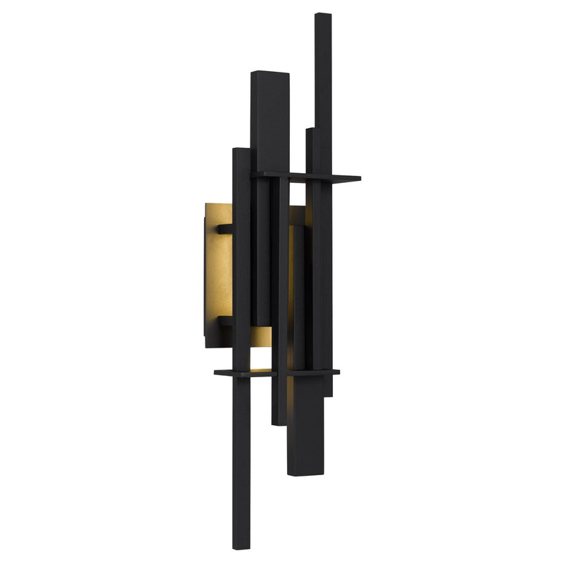 Quoizel NEWT8406EK LED Outdoor Wall Lantern, Earth Black