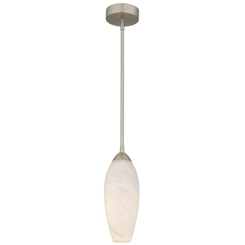 Quoizel PCBUR1505BN LED Mini Pendant, Brushed Nickel