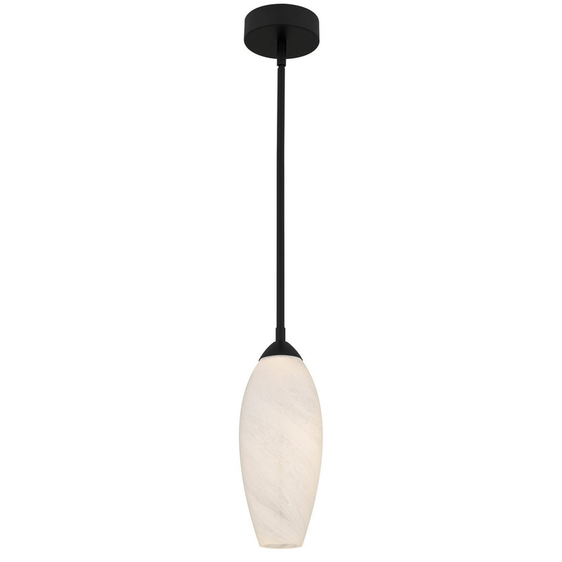 Quoizel PCBUR1505MBK LED Mini Pendant, Matte Black