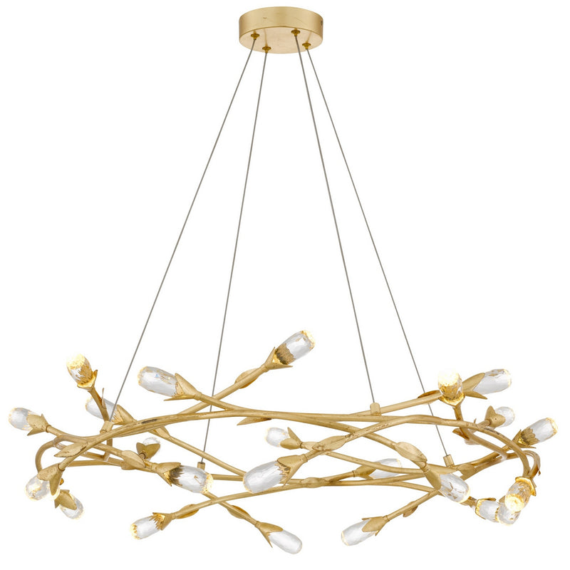 Quoizel PCCOR2832GFL LED Pendant, Gold Leaf