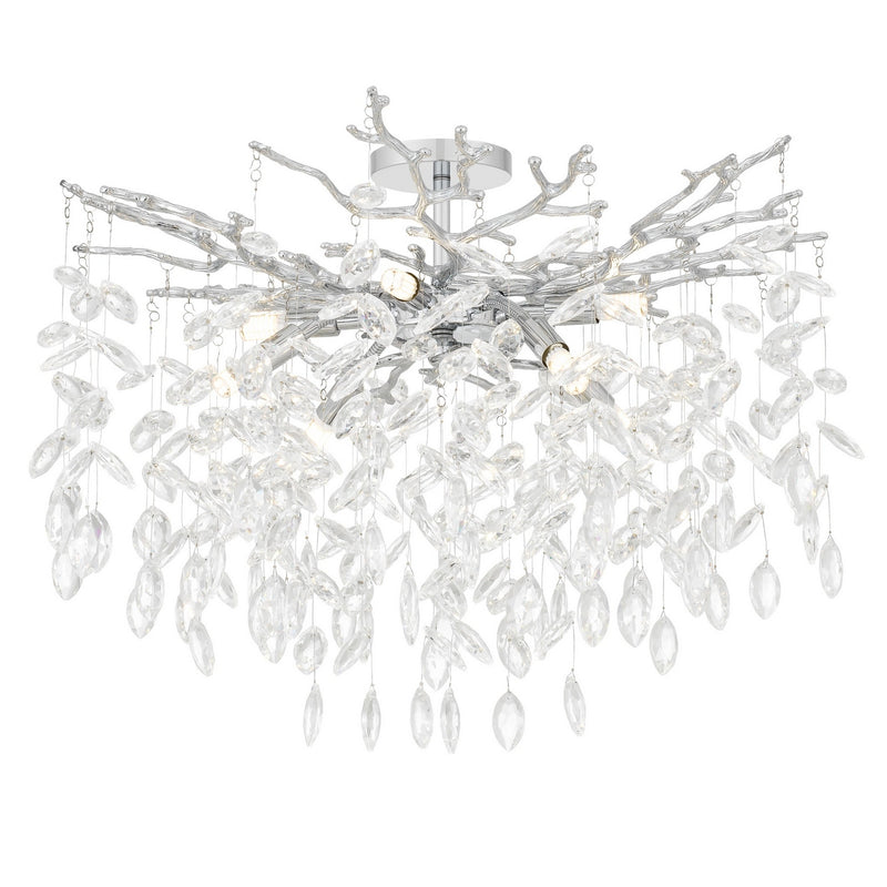 Quoizel PCISO1726C LED Semi-Flush Mount, Polished Chrome