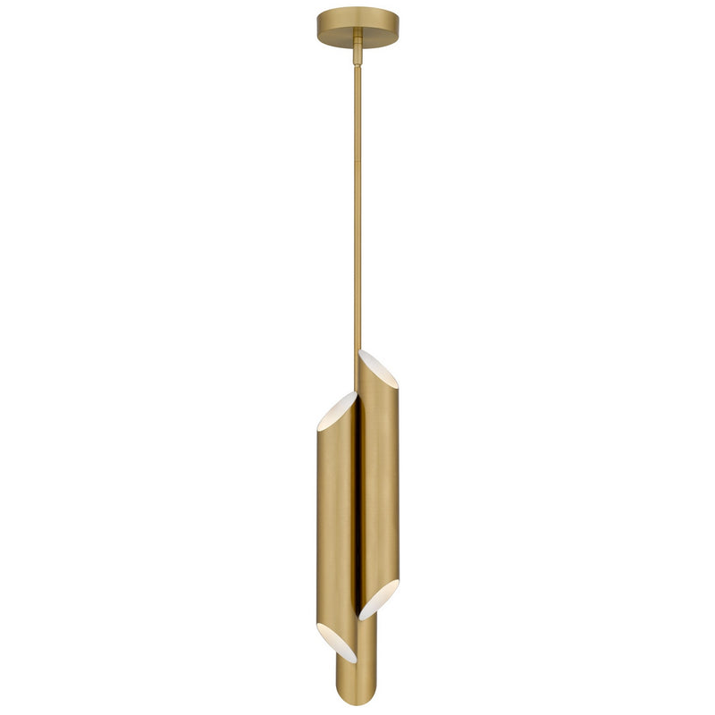 Quoizel PCMAN1505BRG LED Mini Pendant, Brushed Gold