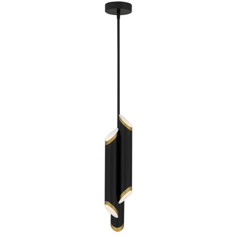 Quoizel PCMAN1505MBK LED Mini Pendant, Matte Black
