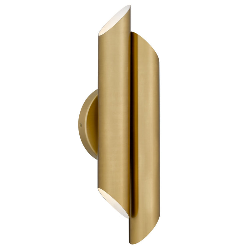 Quoizel PCMAN8705BRG LED Wall Sconce, Brushed Gold