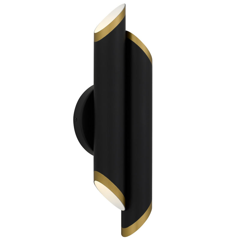 Quoizel PCMAN8705MBK LED Wall Sconce, Matte Black