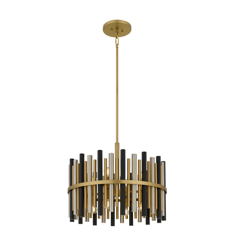 Quoizel RICH2822BRG Eight Light Pendant, Brushed Gold