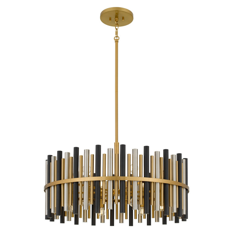 Quoizel RICH2830BRG 12 Light Pendant, Brushed Gold