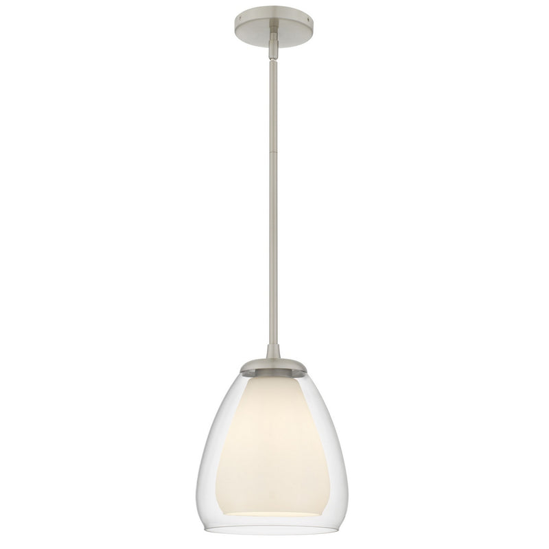 Quoizel VIV1509BN One Light Mini Pendant, Brushed Nickel