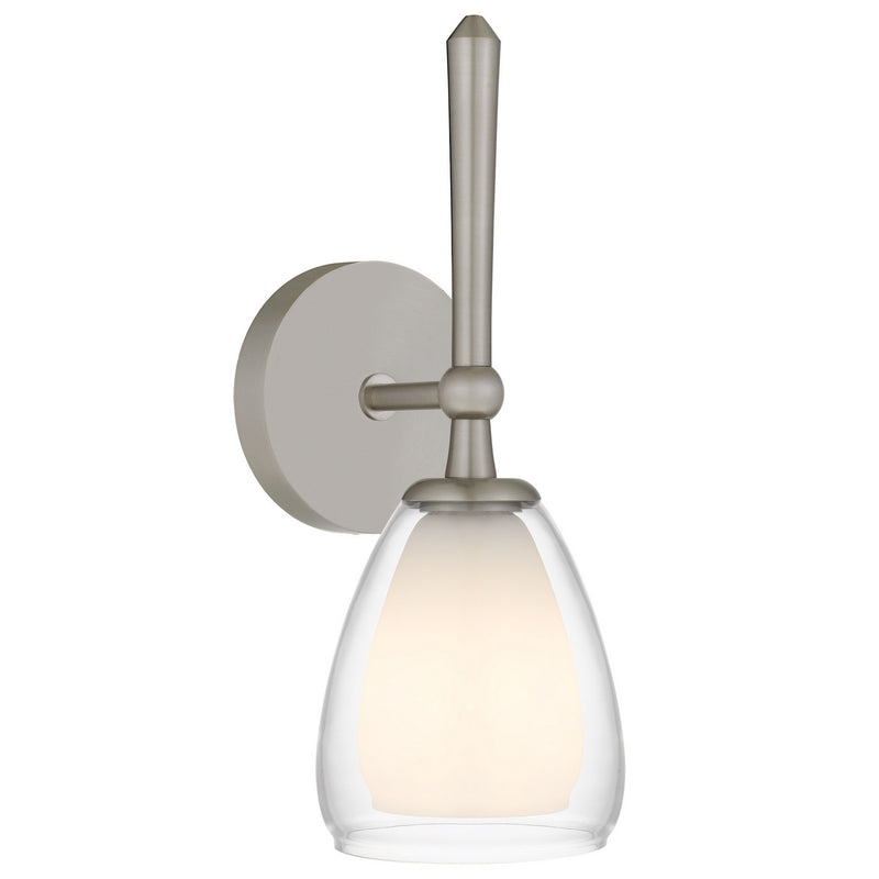 Quoizel VIV8606BN One Light Wall Sconce, Brushed Nickel