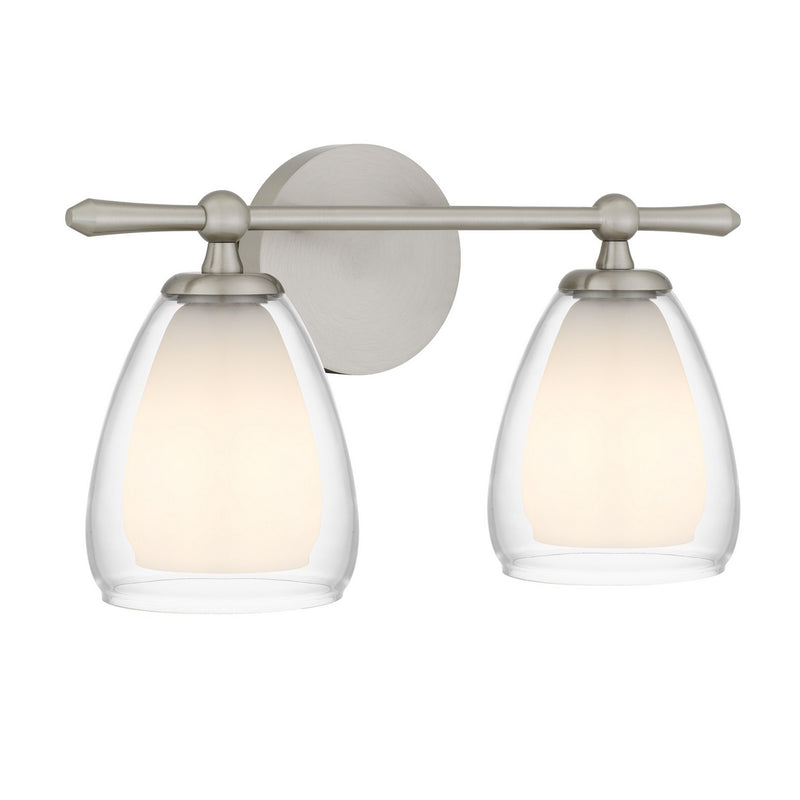 Quoizel VIV8616BN Two Light Vanity, Brushed Nickel