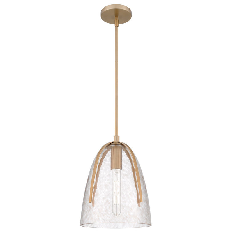 Quoizel WHIT1510BGD One Light Mini Pendant, Bronze Gold